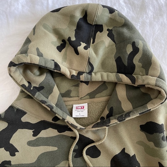 Obey Camouflage Hoodie - Picture 3 of 4